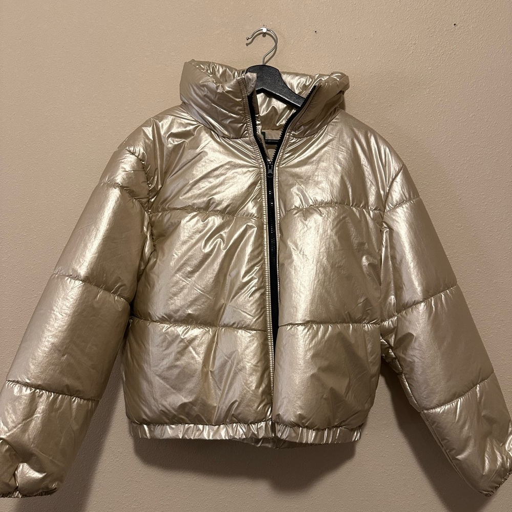 Gold Puffer Jacket